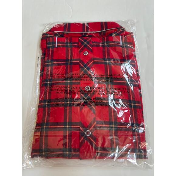 Report Collection Plaid Flannel Slim Fit Sport Shirt Color RED Size 2XL - Picture 2 of 13